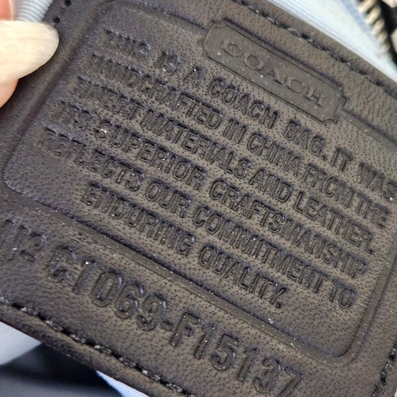 Coach Chelsea Heritage Stripe Signature Handbag Tote Purse - Picture 12 of 14